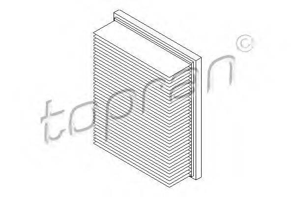TOPRAN 201653 Повітряний фільтр