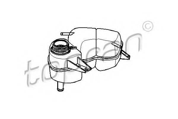 TOPRAN 202258 Компенсаційний бак, охолоджуюча рідина