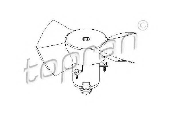 TOPRAN 202362 Вентилятор, охолодження двигуна