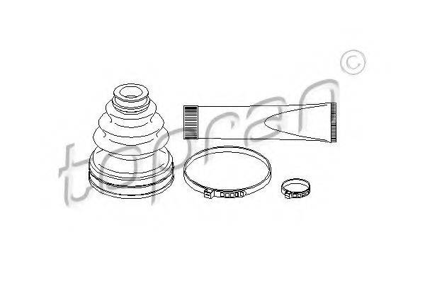 TOPRAN 207493 Комплект пильника, приводний вал