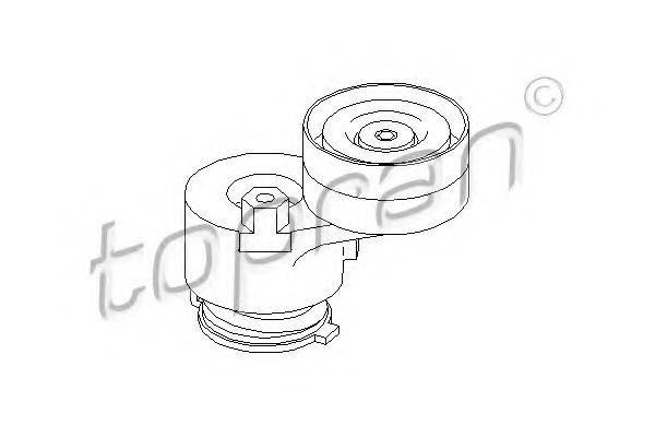 TOPRAN 207076 Натягувач ременя, клинового зубча