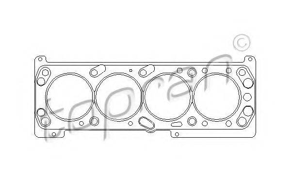 TOPRAN 206135 Прокладка, головка циліндра