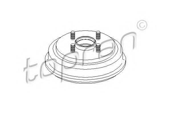 TOPRAN 302346 Гальмівний барабан