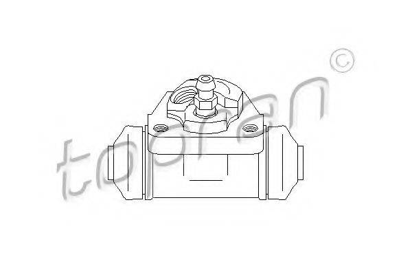 TOPRAN 300568 Колісний гальмівний циліндр