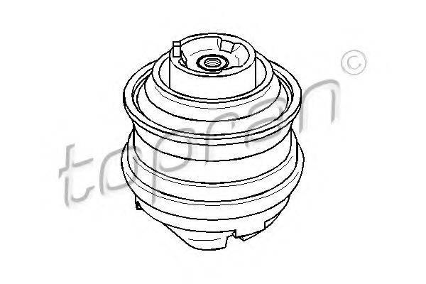TOPRAN 400031 Підвіска, двигун
