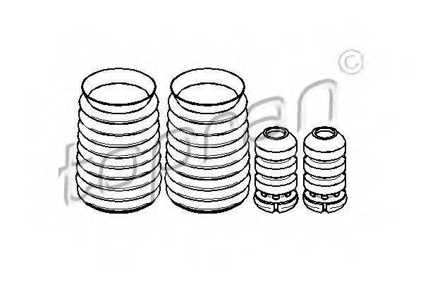 TOPRAN 944001 Пилозахисний комплект, амортизатор