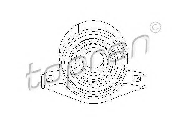 TOPRAN 400080 Підвіска, карданний вал