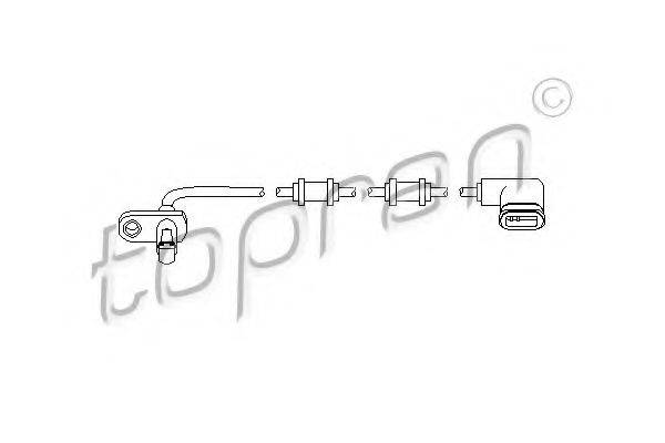 TOPRAN 401546 Датчик, частота обертання колеса