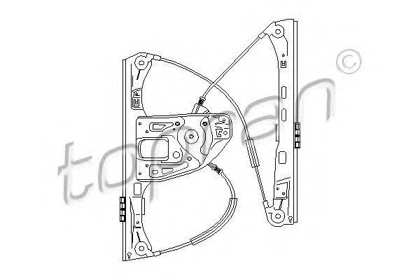 TOPRAN 401852 Підйомний пристрій для вікон