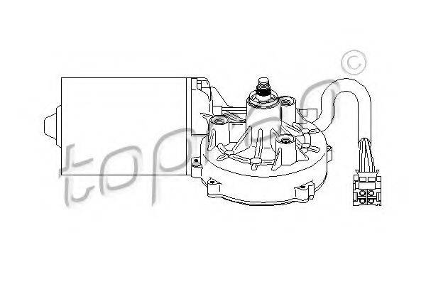 TOPRAN 401530 Двигун склоочисника