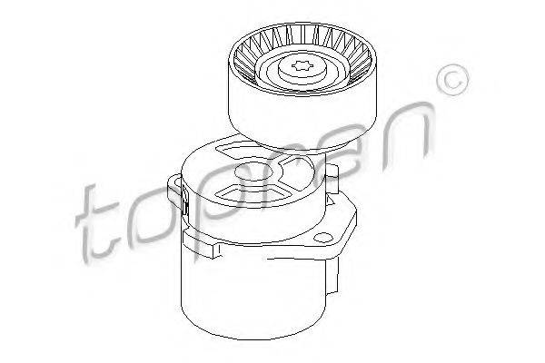 TOPRAN 500240 Натягувач ременя, клинового зубча