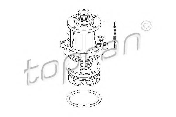 TOPRAN 500304 Водяний насос