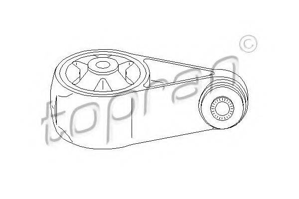 TOPRAN 501081 Підвіска, двигун