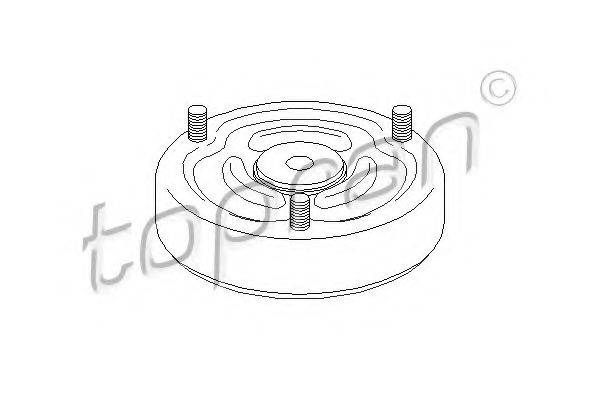 TOPRAN 501615 Опора стійки амортизатора