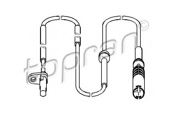TOPRAN 501460 Датчик, частота обертання колеса