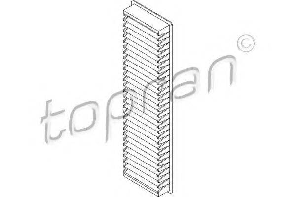 TOPRAN 501012 Фільтр, повітря у внутрішньому просторі