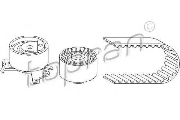 TOPRAN 720151 Комплект ременя ГРМ