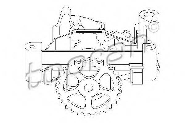 TOPRAN 721213 Масляний насос
