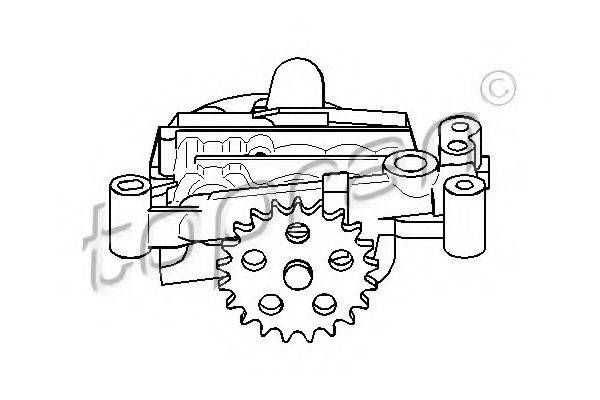 TOPRAN 720157 Масляний насос
