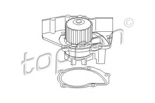 TOPRAN 720162 Водяний насос