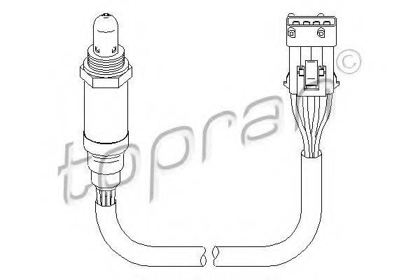 TOPRAN 721853 Лямбда-зонд