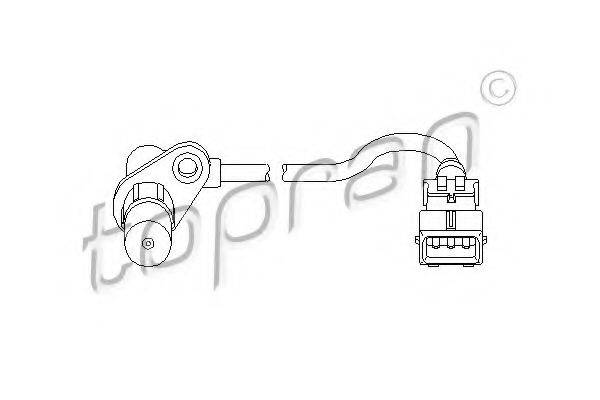 TOPRAN 721674 Датчик частоти обертання, керування двигуном