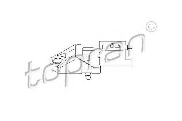 TOPRAN 721623 Датчик, тиск у впускному газопроводі