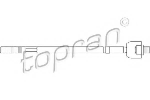 TOPRAN 720401 Осьовий шарнір, рульова тяга