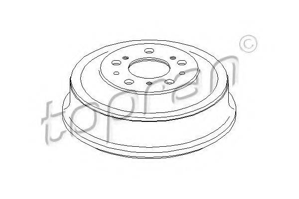 TOPRAN 721171 Гальмівний барабан