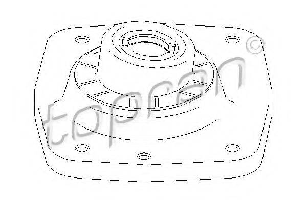 TOPRAN 722359 Опора стійки амортизатора