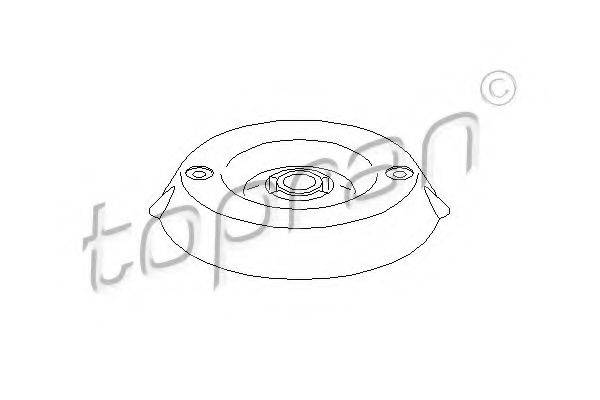 TOPRAN 721808 Опора стійки амортизатора