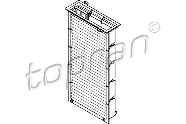 TOPRAN 720323 Фільтр, повітря у внутрішньому просторі
