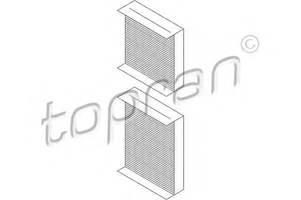 TOPRAN 720337 Фільтр, повітря у внутрішньому просторі