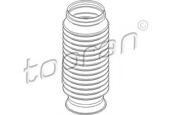 TOPRAN 207917 Захисний ковпак / пильник, амортизатор