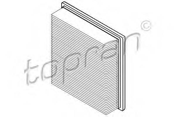 TOPRAN 207626 Повітряний фільтр