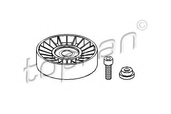 TOPRAN 722432 Паразитний / провідний ролик, полікліновий ремінь