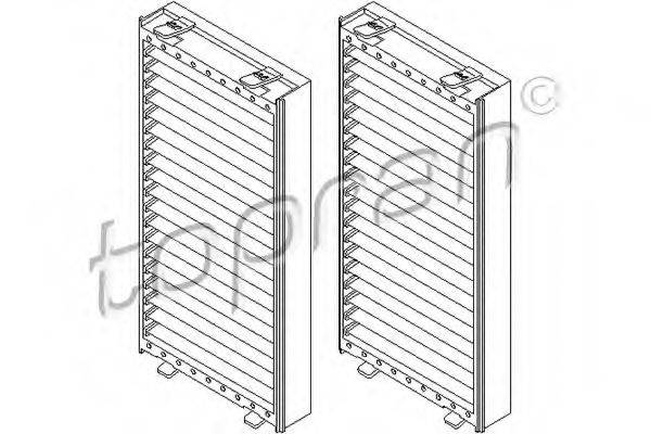 TOPRAN 501652 Фільтр, повітря у внутрішньому просторі