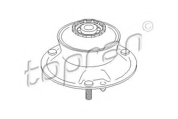 TOPRAN 501756 Опора стійки амортизатора