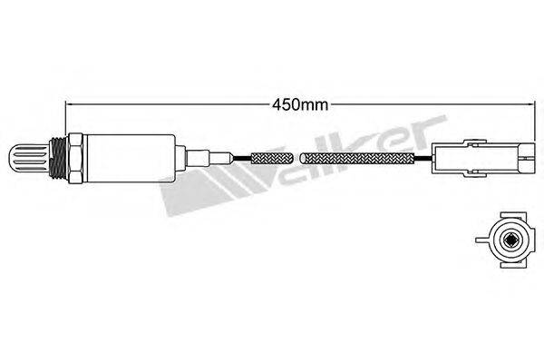 WALKER PRODUCTS 25021070 Лямбда-зонд