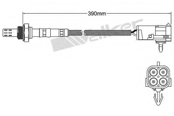 WALKER PRODUCTS 25023004 Лямбда-зонд