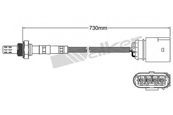 WALKER PRODUCTS 25024558 Лямбда-зонд