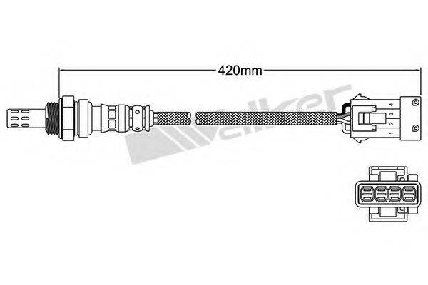 WALKER PRODUCTS 25024497 Лямбда-зонд