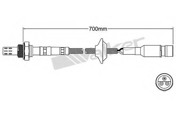 WALKER PRODUCTS 25023060 Лямбда-зонд