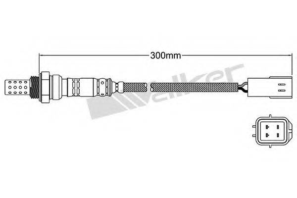 WALKER PRODUCTS 25024068 Лямбда-зонд