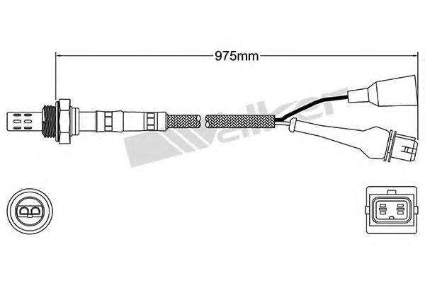 WALKER PRODUCTS 25023154 Лямбда-зонд