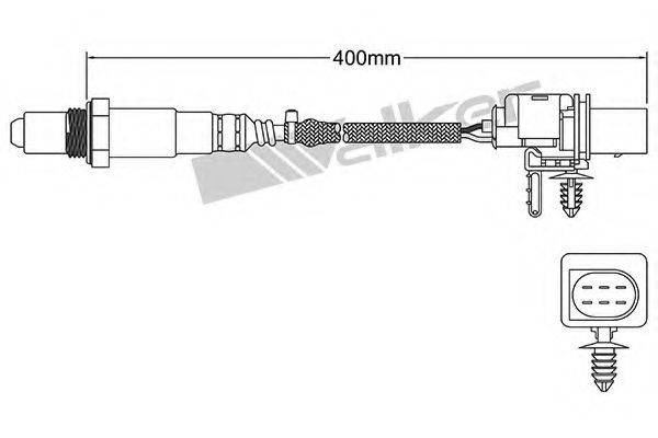 WALKER PRODUCTS 25025034 Лямбда-зонд