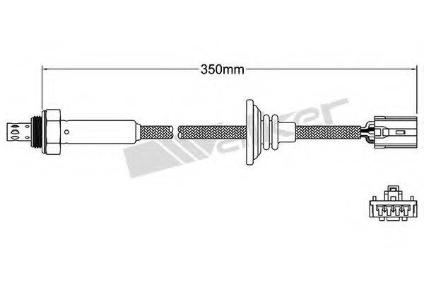 WALKER PRODUCTS 25024778 Лямбда-зонд