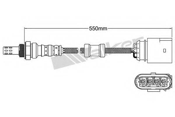 WALKER PRODUCTS 25024940 Лямбда-зонд