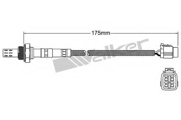 WALKER PRODUCTS 25023158 Лямбда-зонд