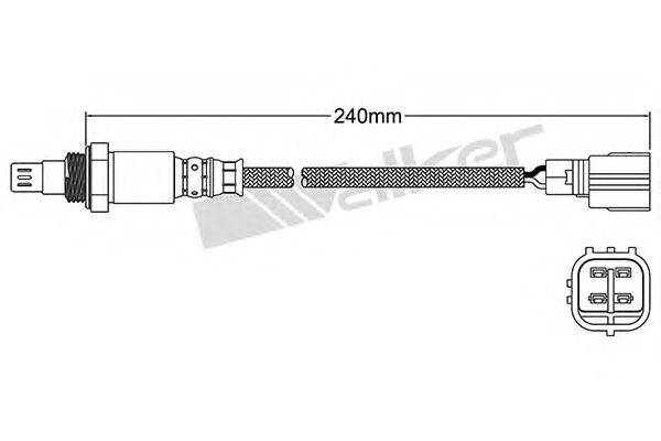 WALKER PRODUCTS 25054008 Лямбда-зонд